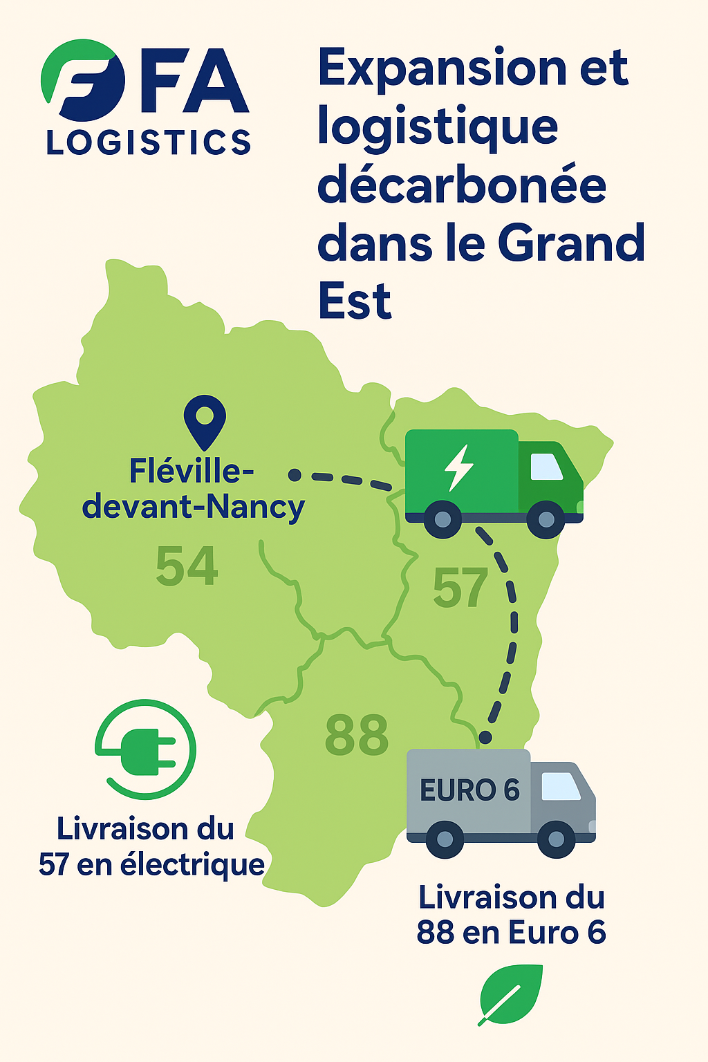 FA LOGISTICS renforce sa présence dans le Grand Est avec une stratégie résolument décarbonée Ostwald